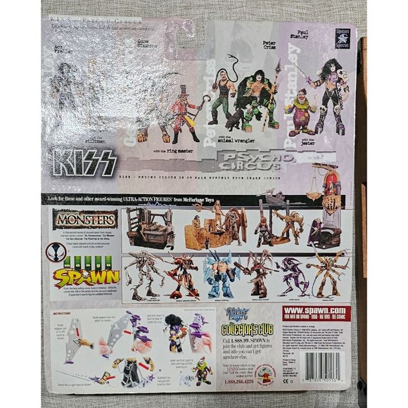 McFarlane KISS Psycho Circus Action Figure 2 Pack: Paul Stanley / The Jester - Picture 3 of 3